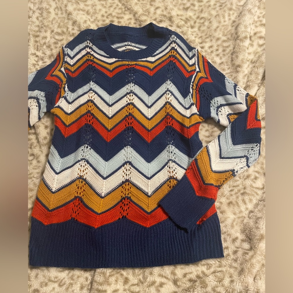 Cozy holey sweater